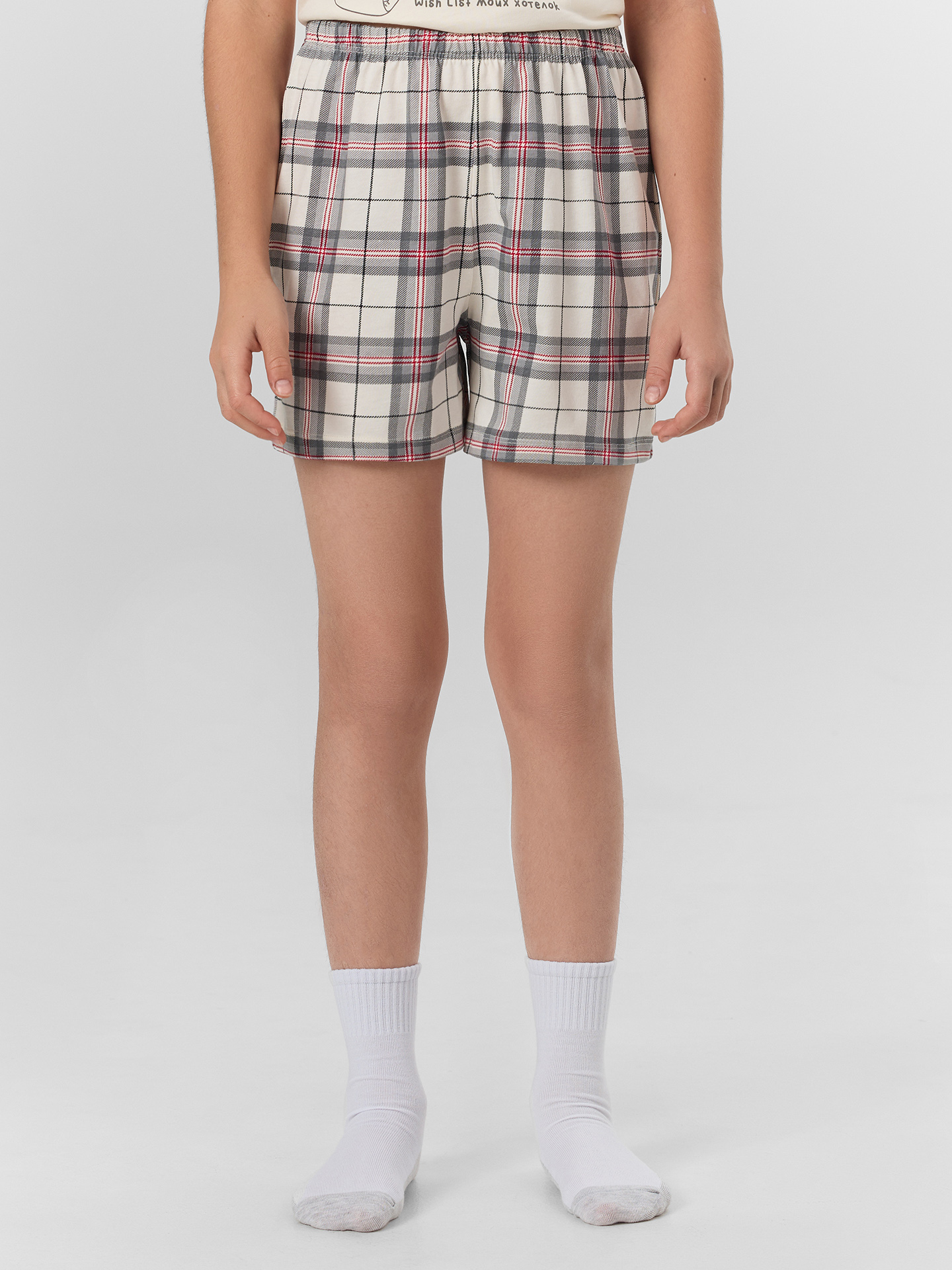 Пижама Mark Formelle (Марк Формэль) 567727/молочный +клетка на молочном - фото 5