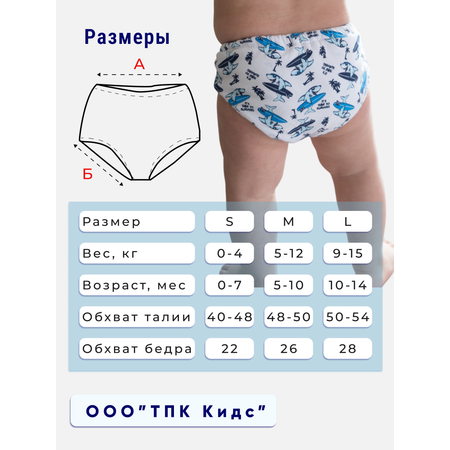 Многоразовые подгузники ТПК КИДС