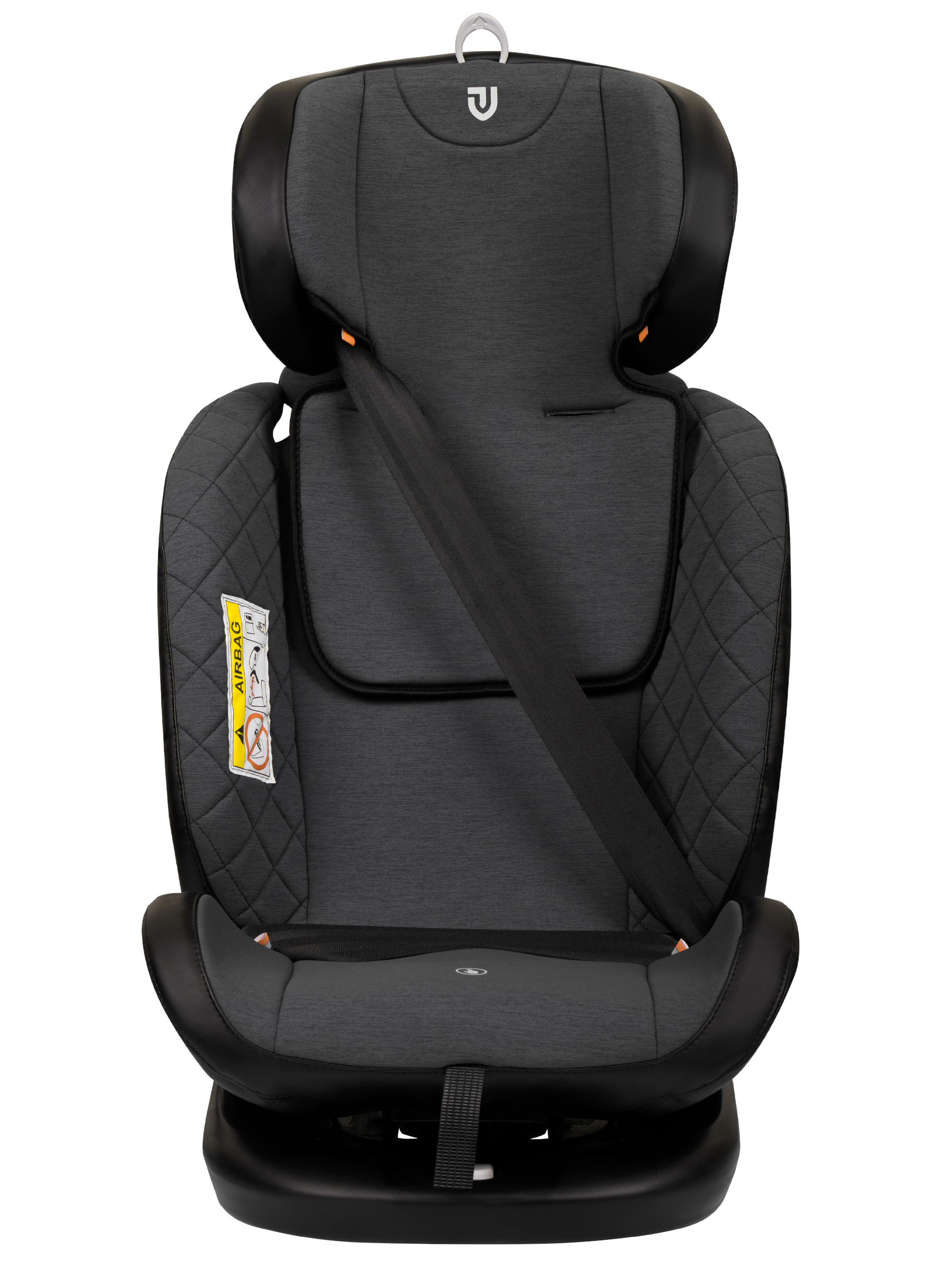 Автокресло Indigo Jovola Fuller сер.-черная кожа Isofix 0+/1/2/3 (0-36 кг) серый - фото 27