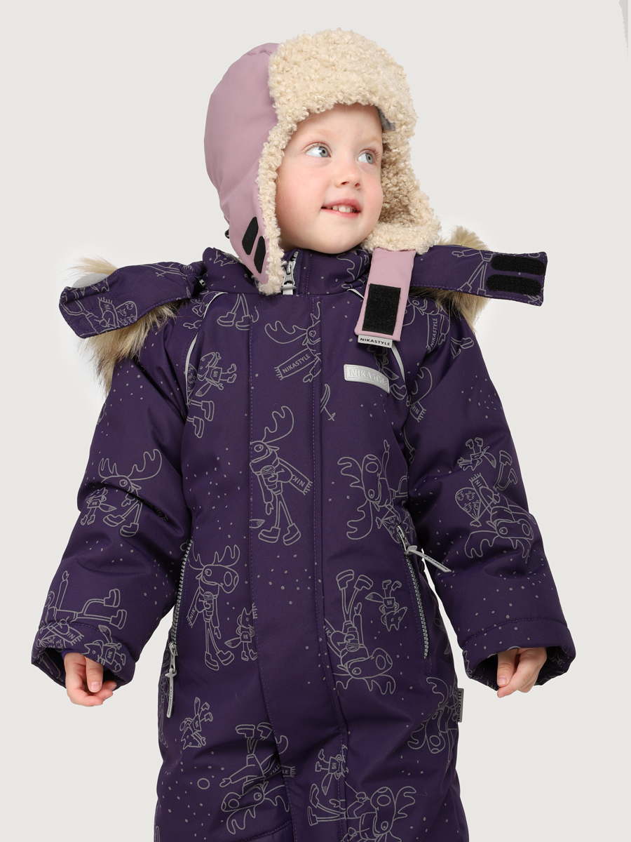 Комбинезон NIKASTYLE 8з0425 фиолет - фото 5