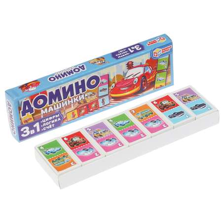 Настольная игра Умные игры Домино Машинки