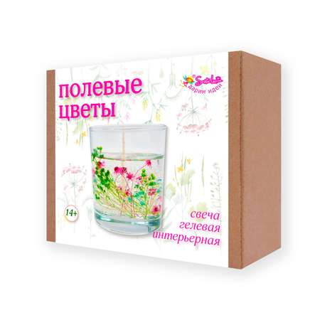 Набор Santa Lucia Полевые цветы свеча в ассортименте