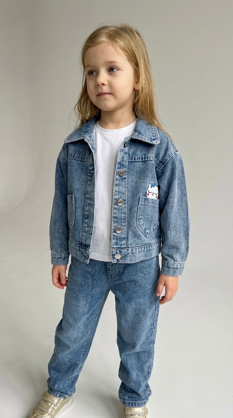 Джинсовый костюм Charos CNT523-5 - фото 1