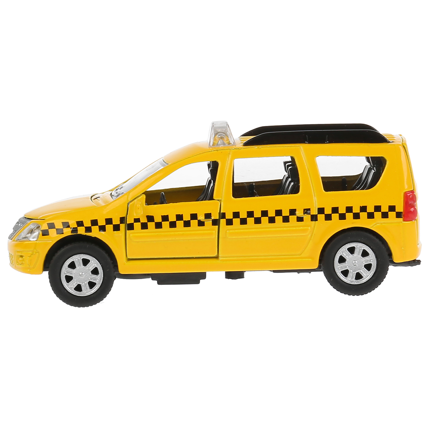 Автомобиль Технопарк LADA Ларгус такси 1:43 181598 - фото 3