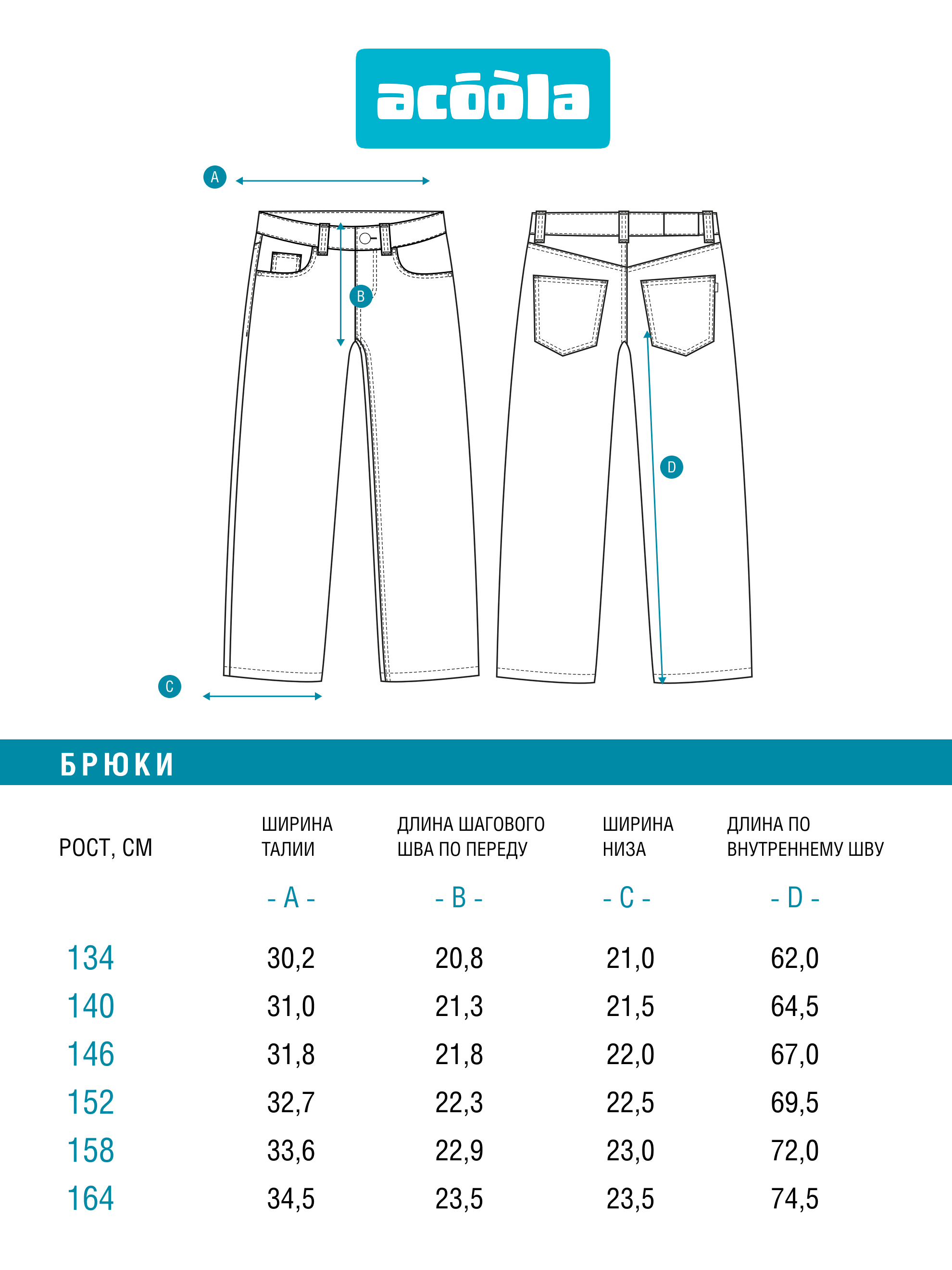 Джинсы Acoola 20210440132_0095898 - фото 4