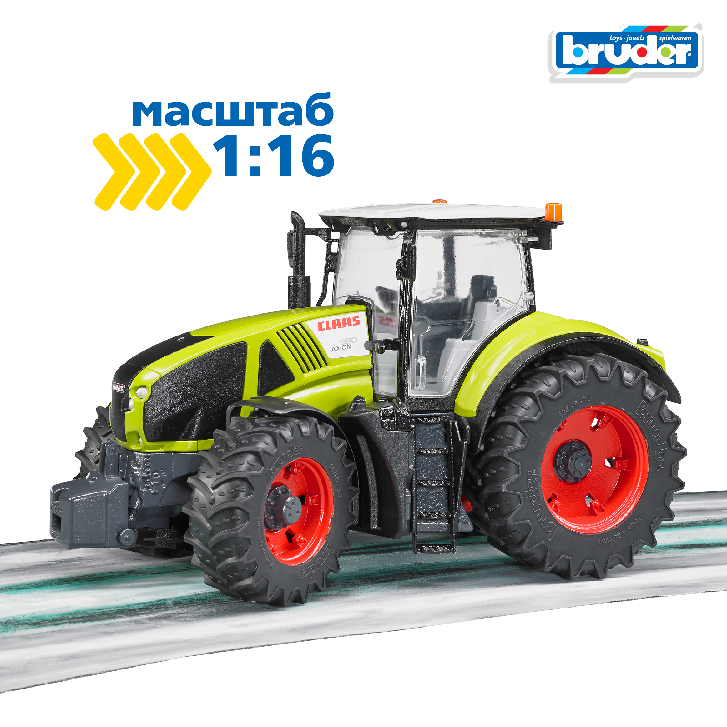 Трактор Bruder Claas Axion 950 03-012 - фото 8
