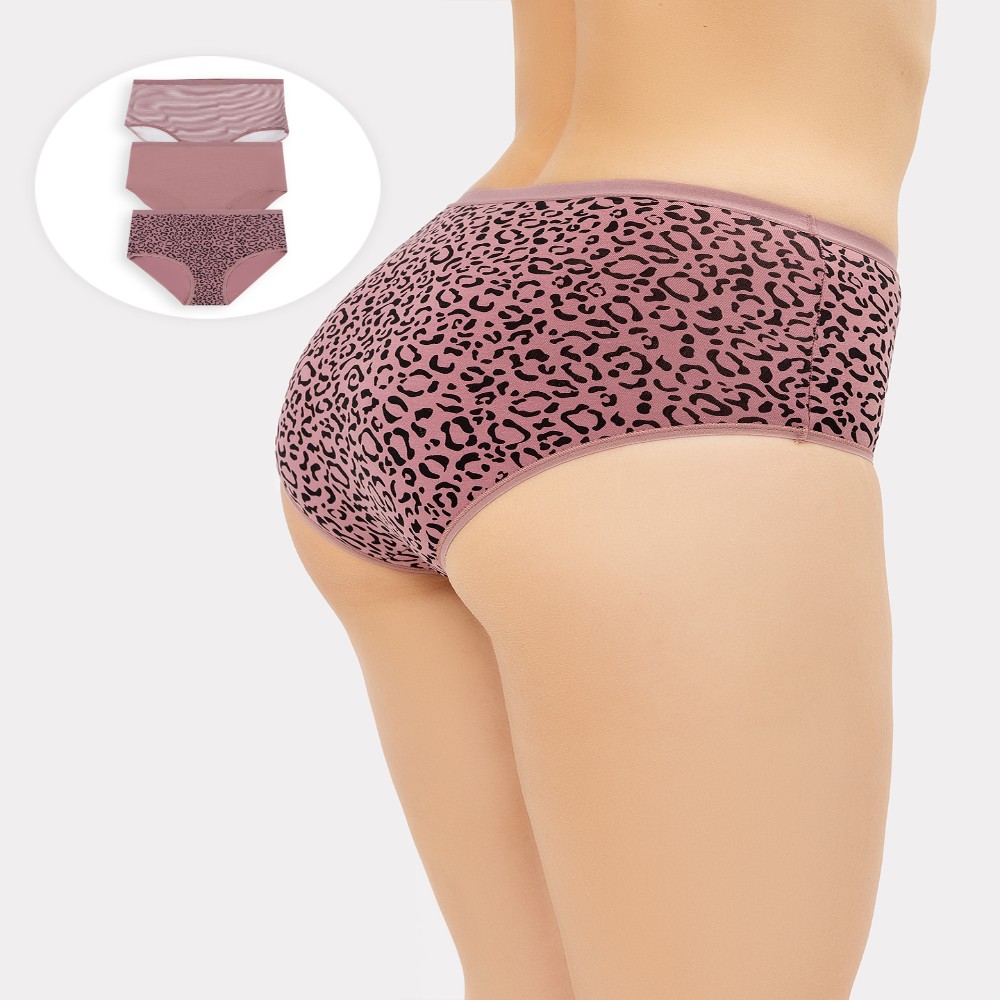 Трусы 3 шт Mark Formelle (Марк Формэль) 412426-3/леопард на кофейном - фото 1