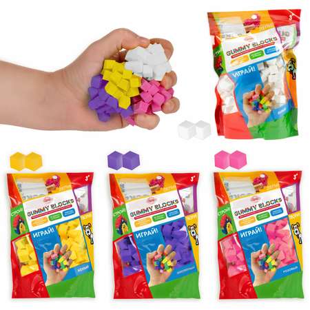 Пластилин 1TOY Конструктор 4 цв.