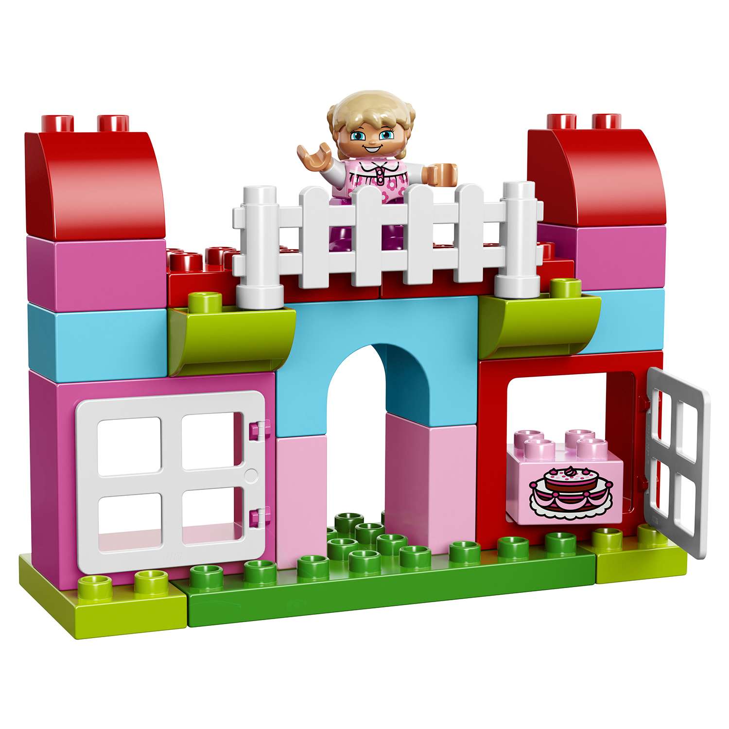 Конструктор LEGO DUPLO Лучшие друзья курочка и кролик блочный - фото 7