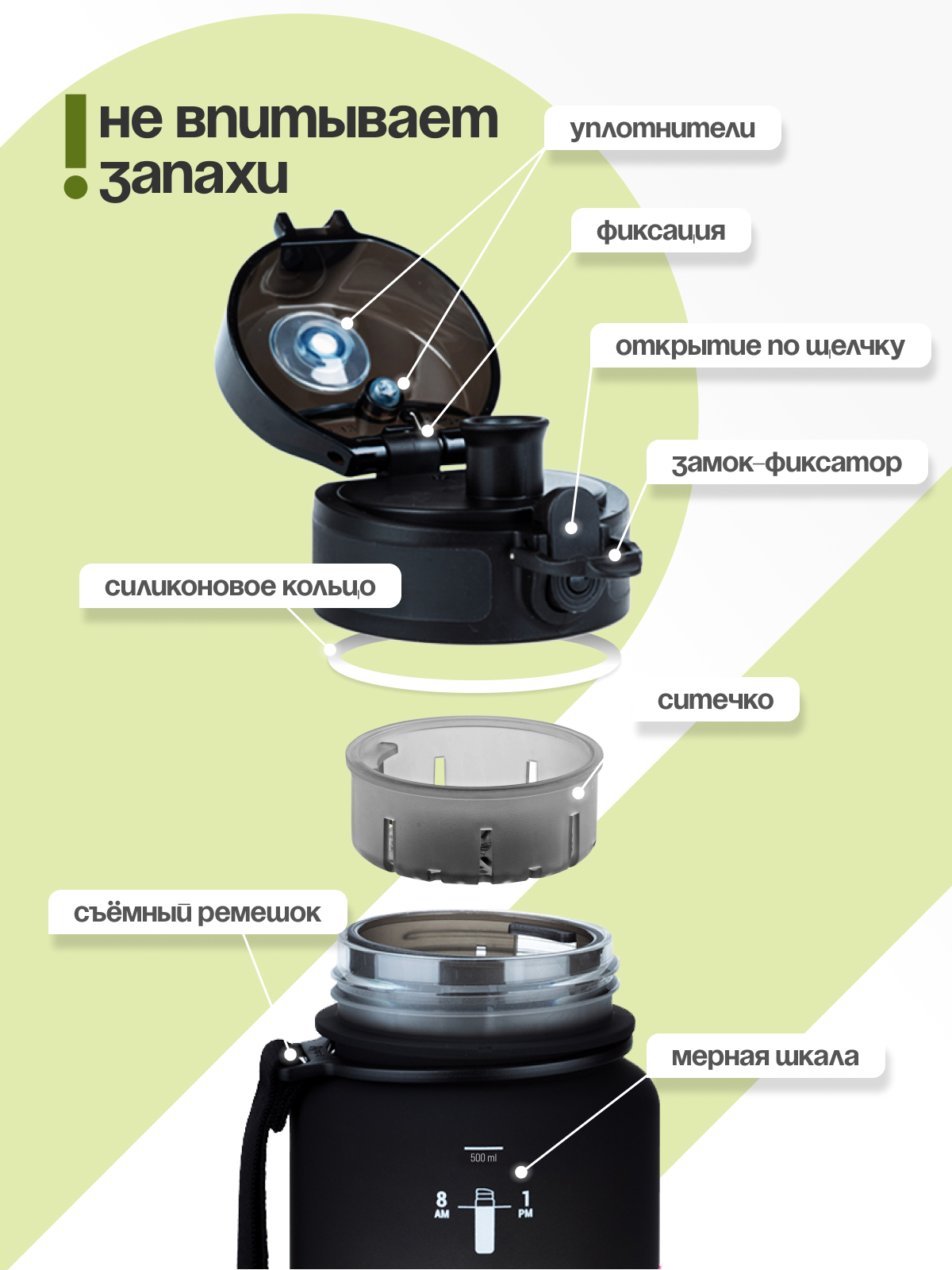 Бутылка UZSPACE 650 мл - фото 2