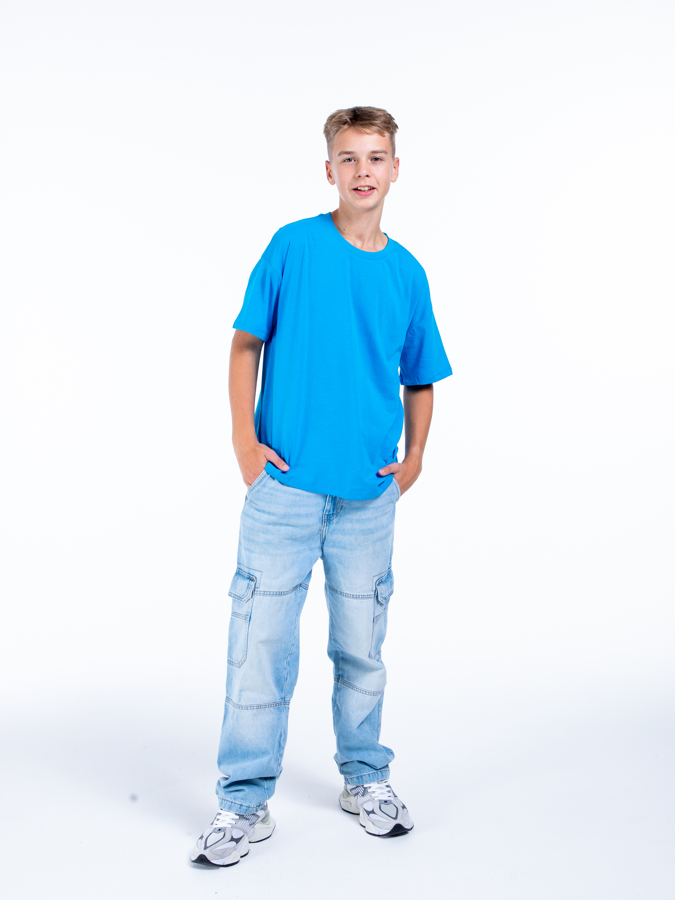 Футболка STELLA MODA 11601._яр.голубой - фото 8