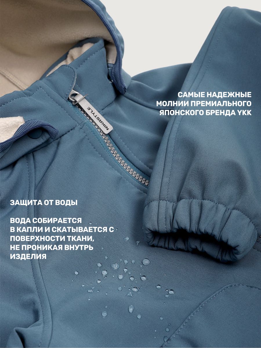 Ветровка NIKASTYLE 4л18525 деним - фото 6