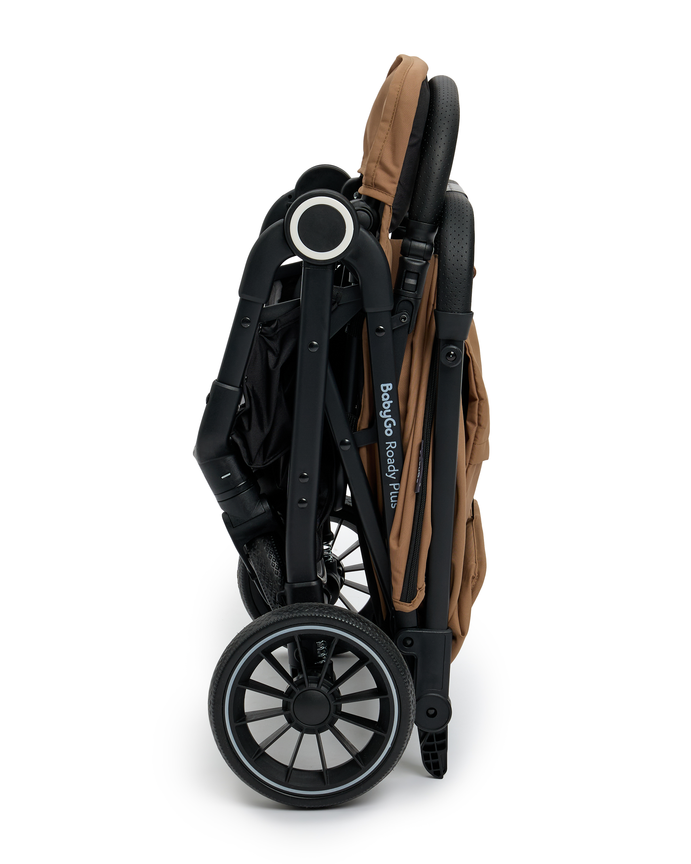 Коляска прогулочная BabyGo Roady Plus коричневый - фото 21