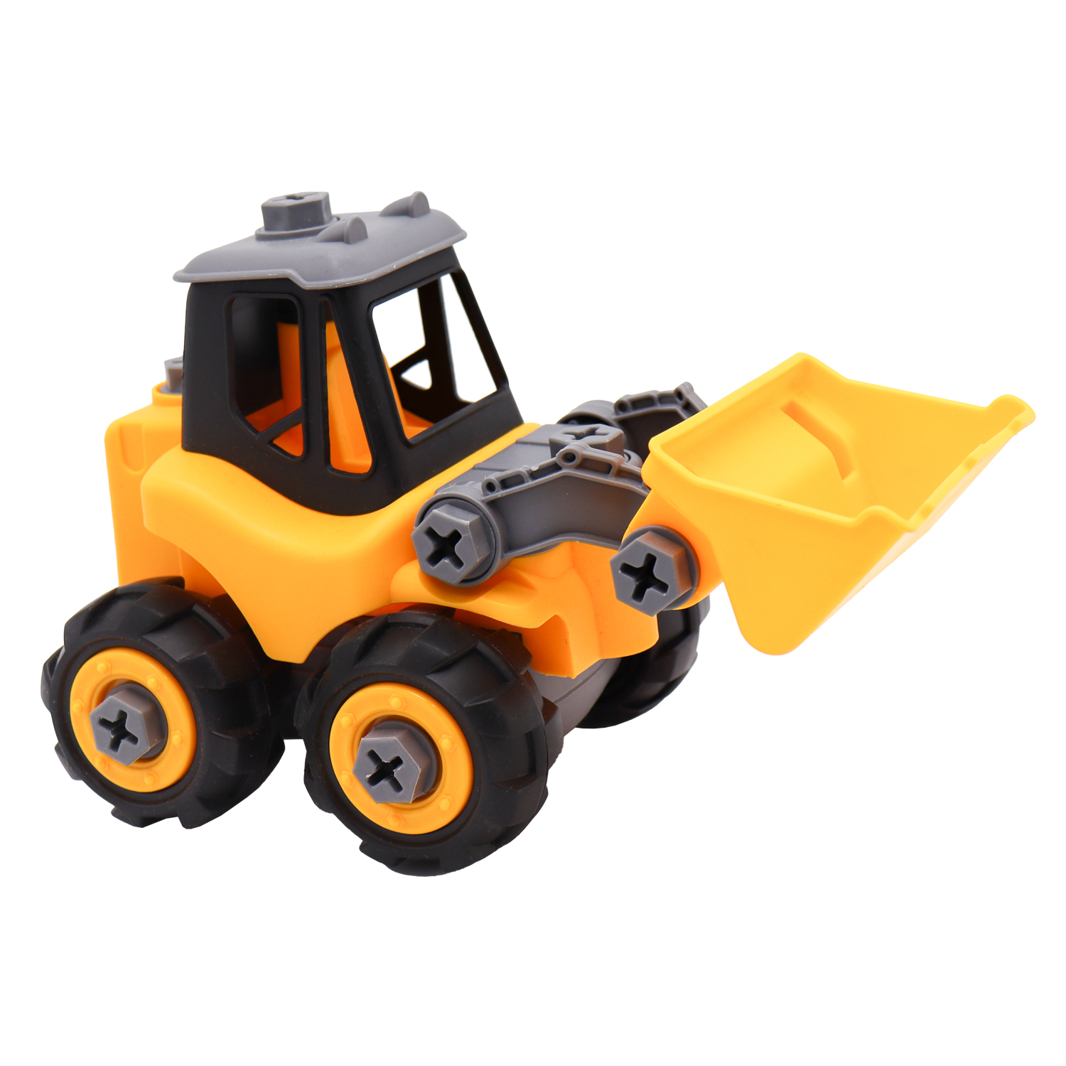 Конструктор Funky Toys Экскаватор погрузчик сборная игровая модель - фото 8