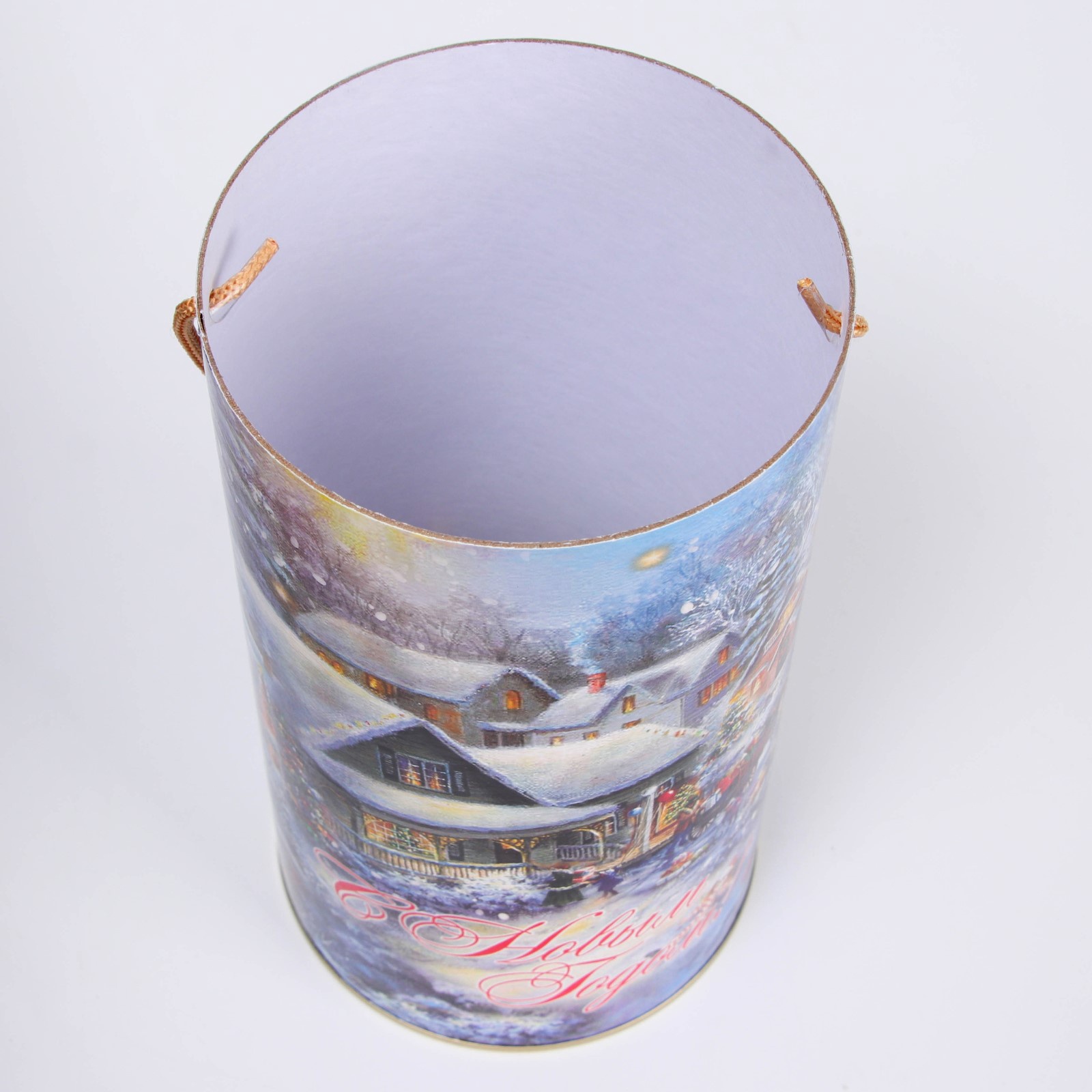 Подарочная коробка Sima-Land тубус «Дедушка Мороз», 120 х 220 мм - фото 6