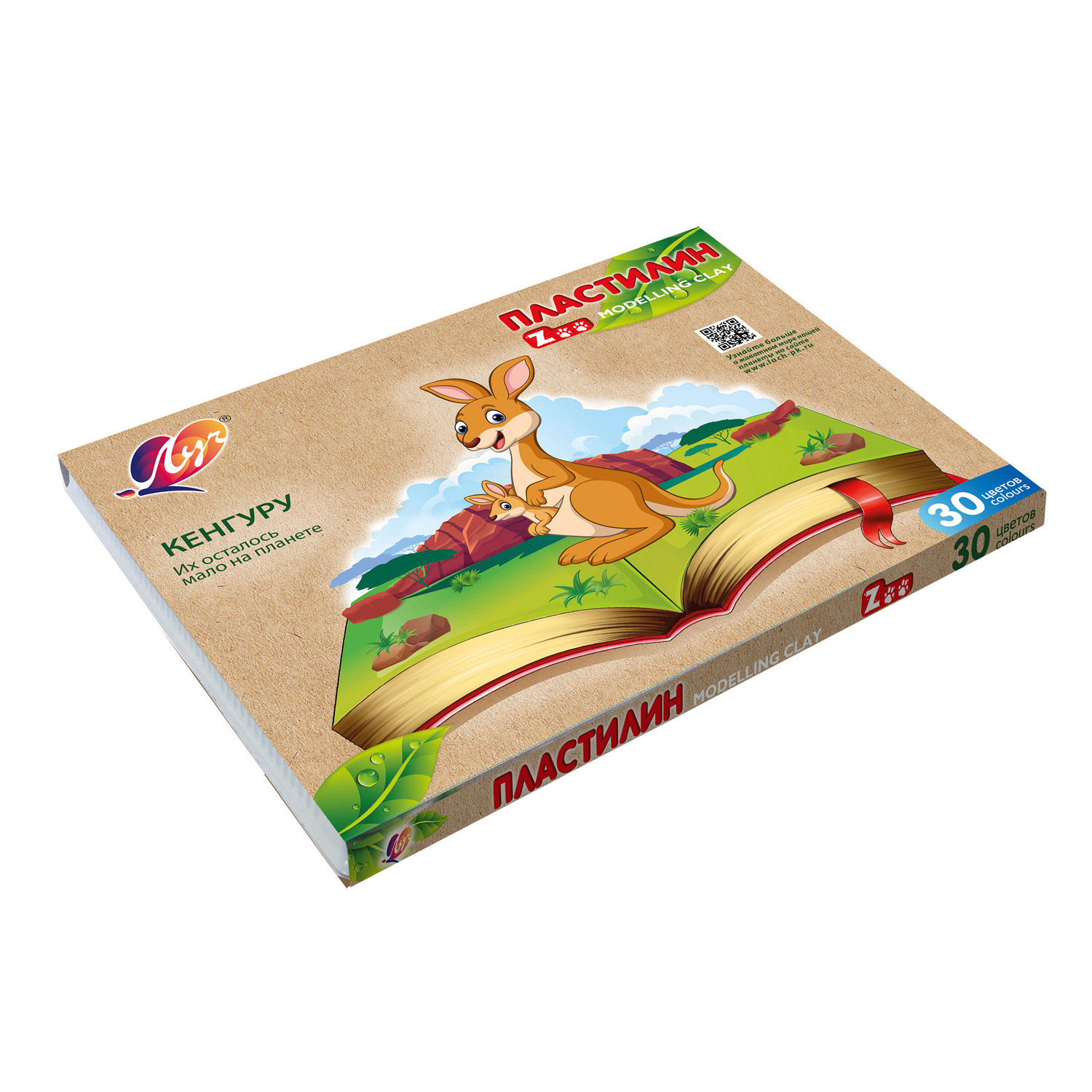 Пластилин Луч Zoo 30 цв. - фото 2