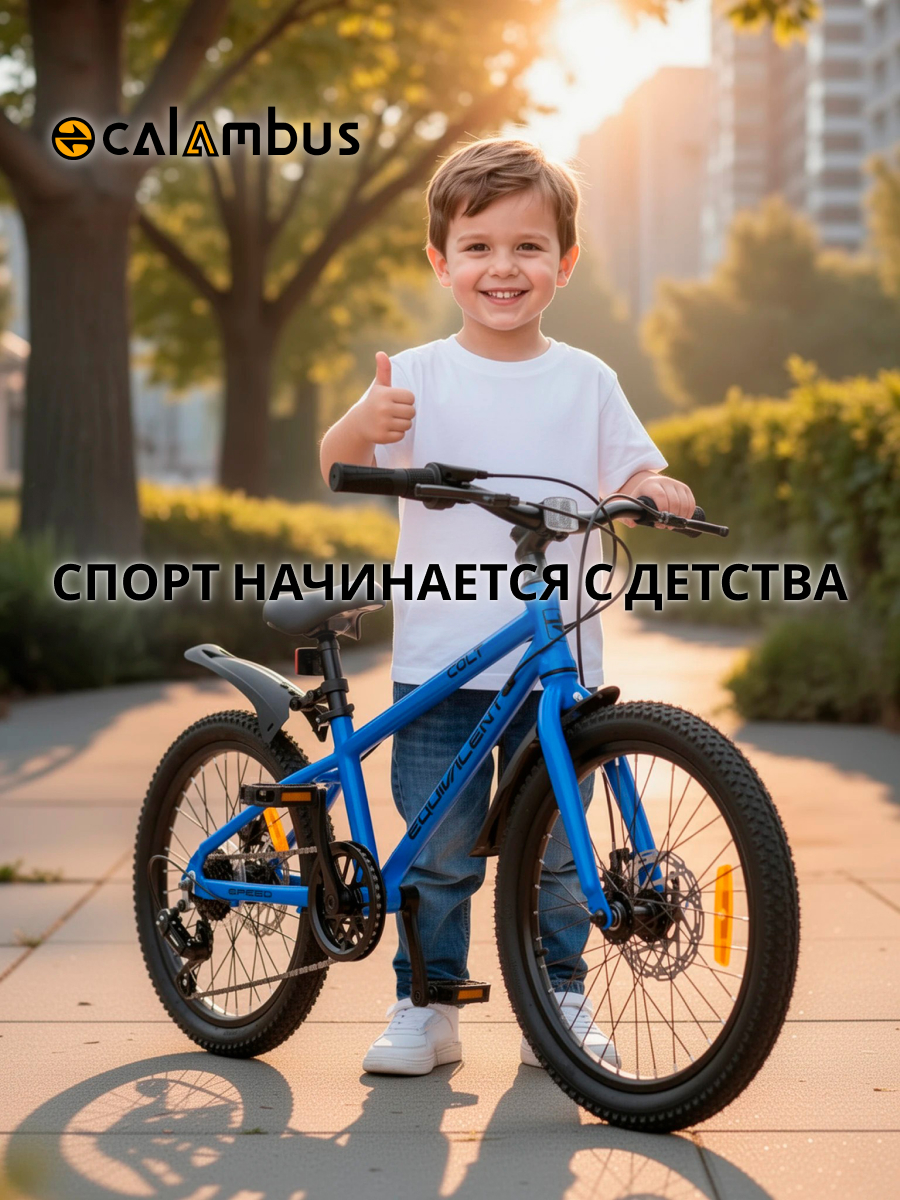 Двухколесный велосипед EQUIVALENT 20 дюймов - фото 2