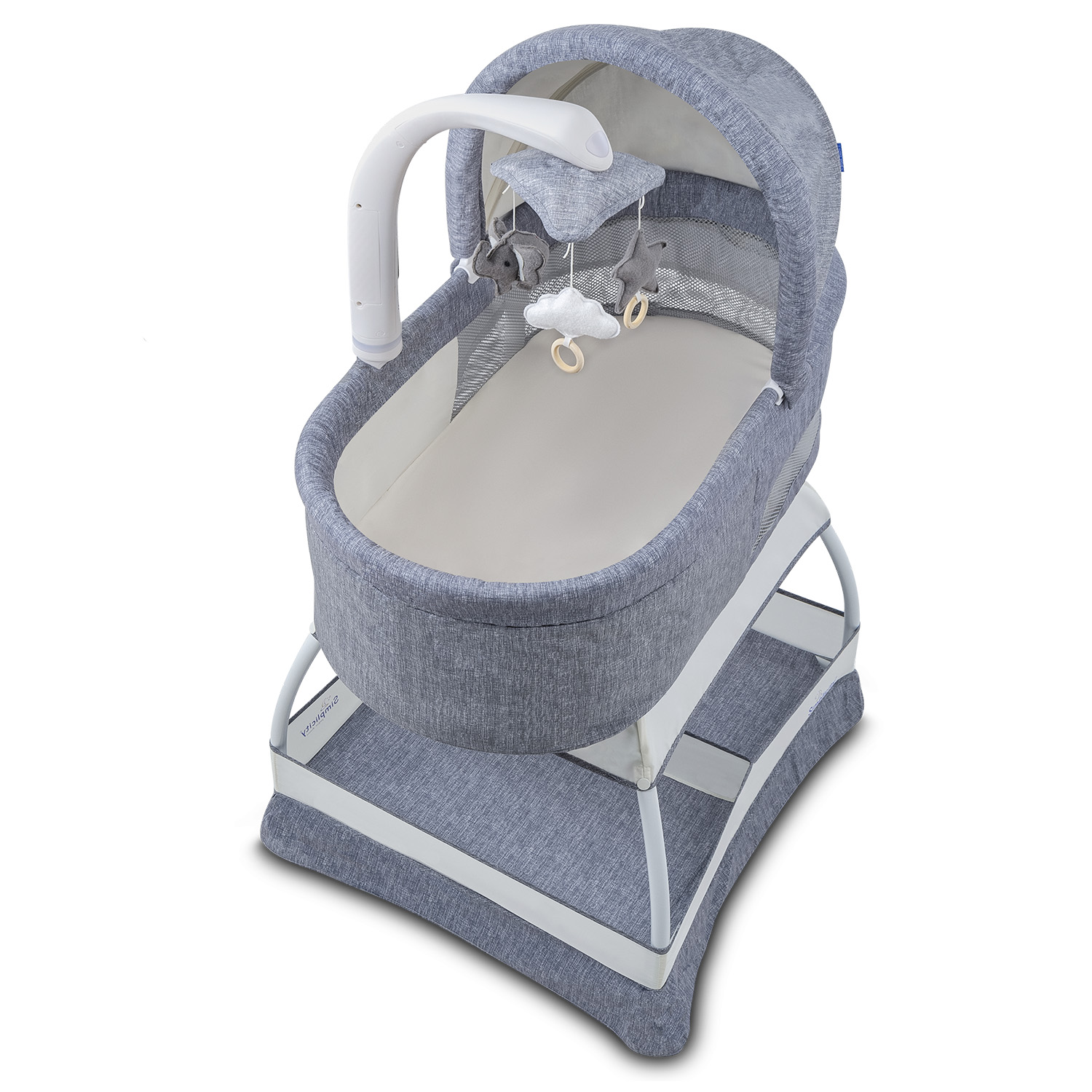 Колыбель-кроватка SIMPLICITY GL4070 Classic grey melange - фото 18
