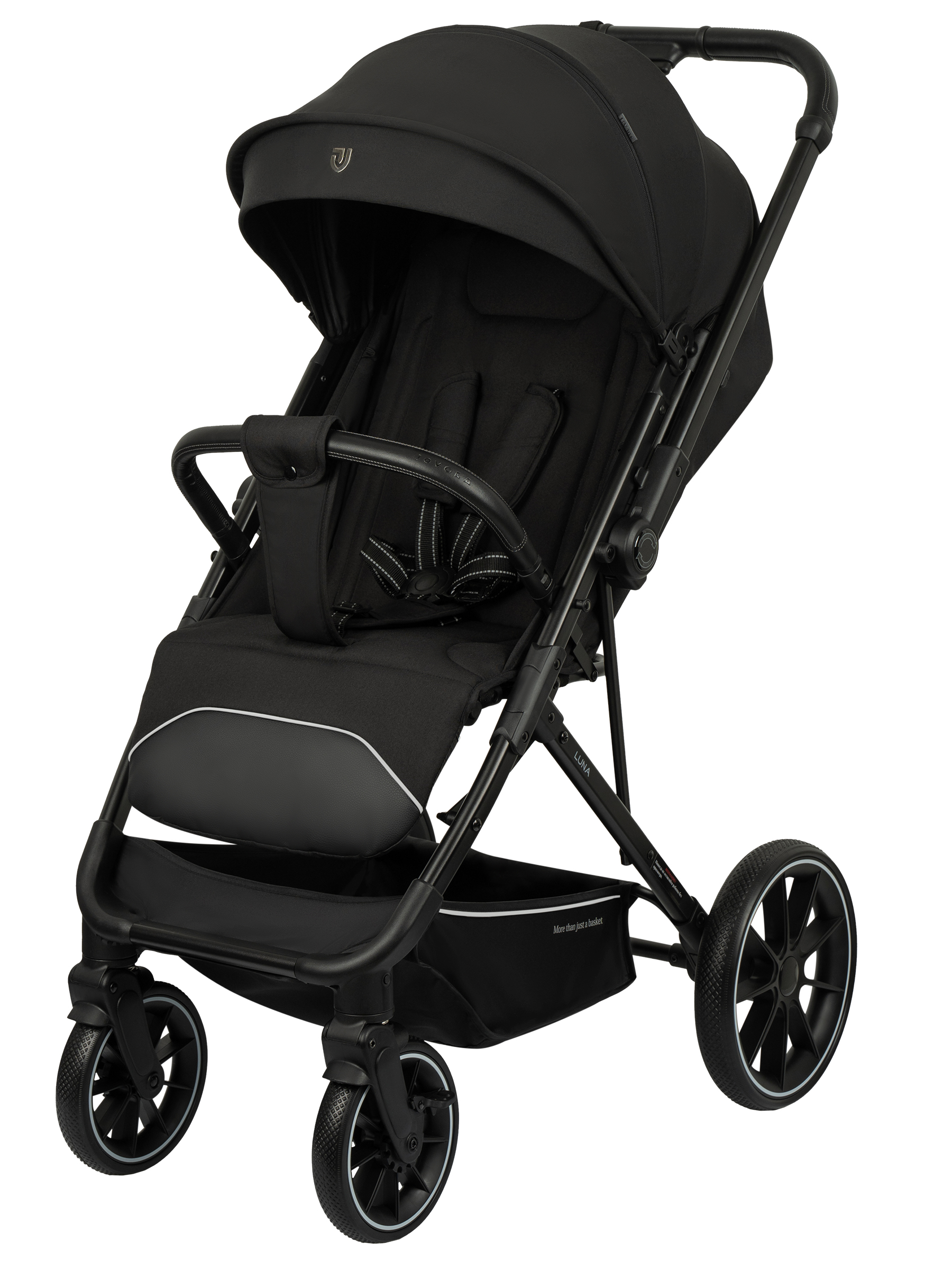Изображение товара Детская прогулочная коляска JOVOLA LUNA черный легкая и компактная
