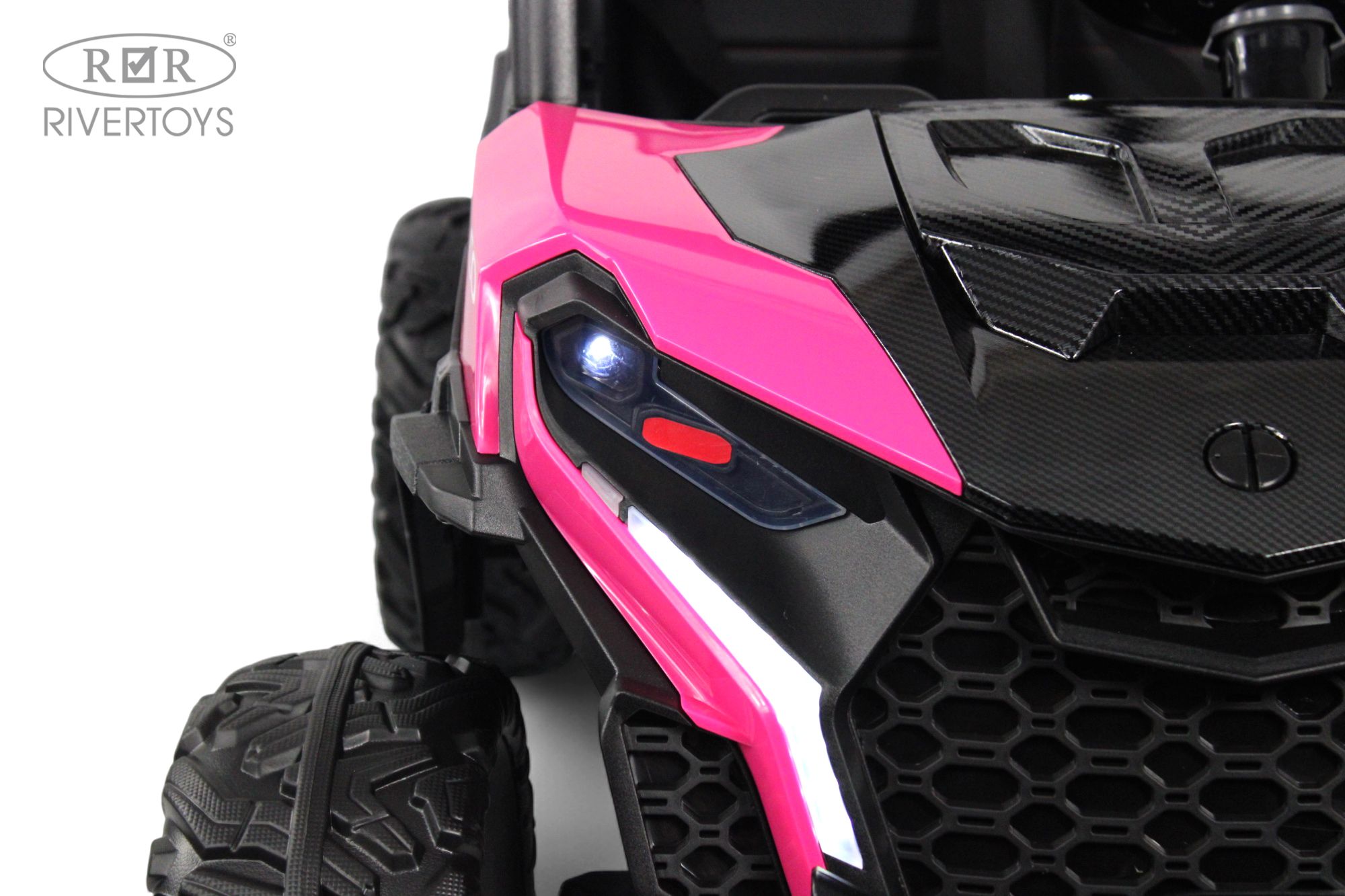 Электромобиль RIVERTOYS K555KK-BUGGY-PINK С пультом ДУ - фото 15