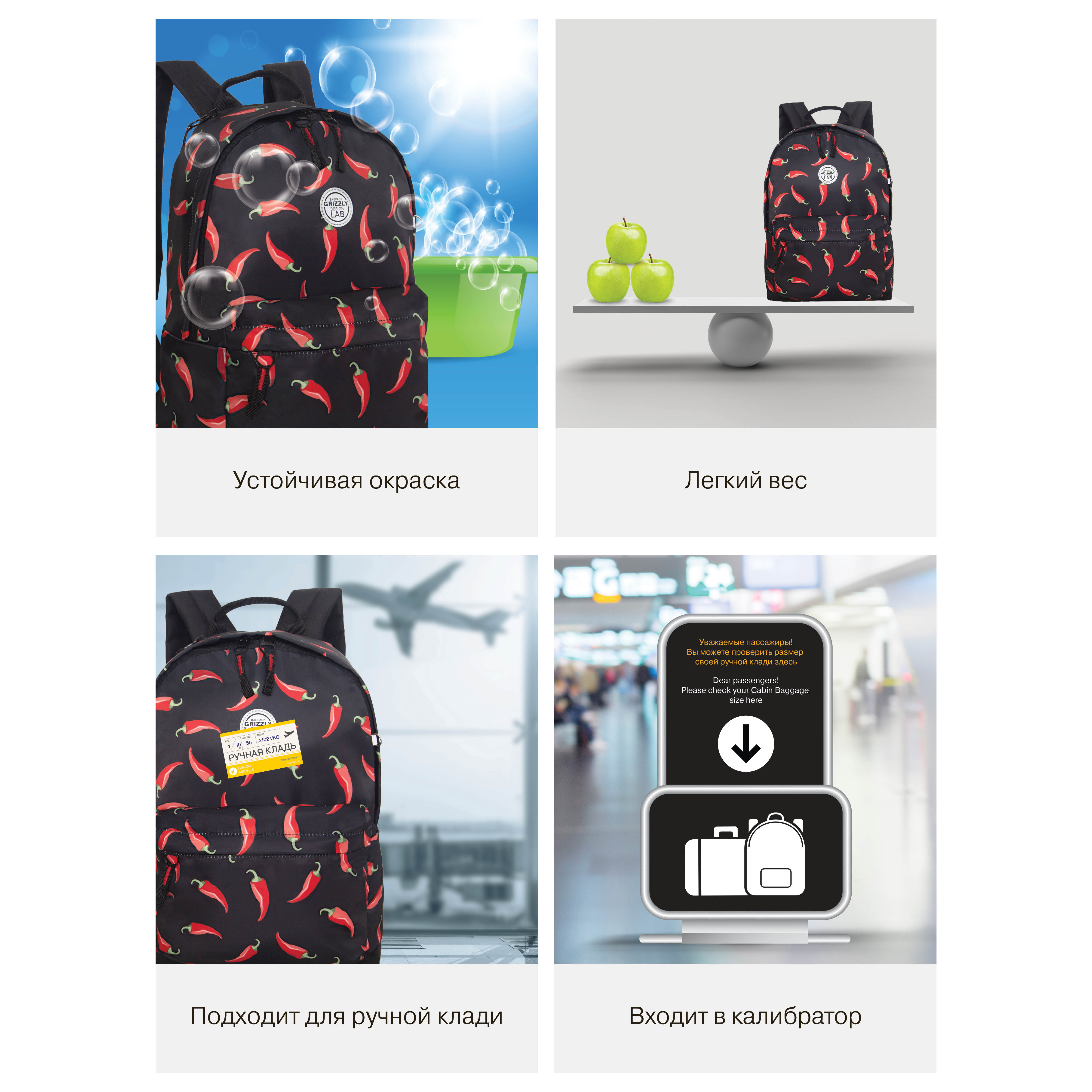 Рюкзак Grizzly Перцы - фото 13