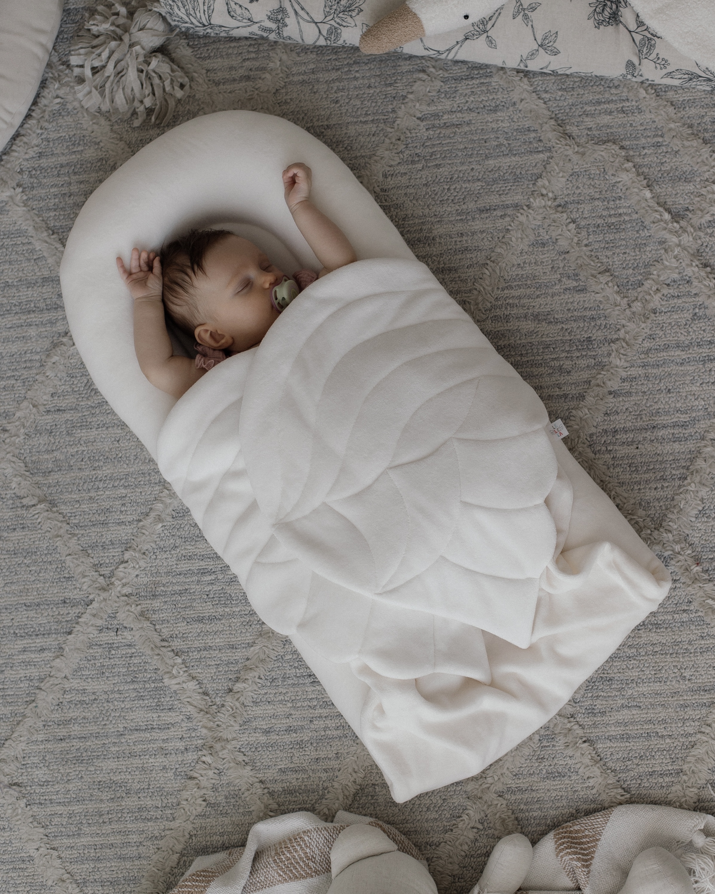 Матрас гнездышко Лелекия Little Angel kokon-LA/ecru - фото 1