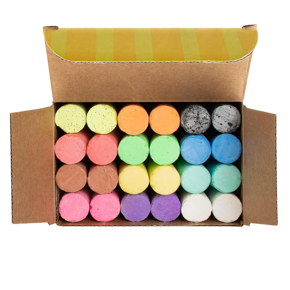 Мел сухой Три кота 24 шт. - фото 5