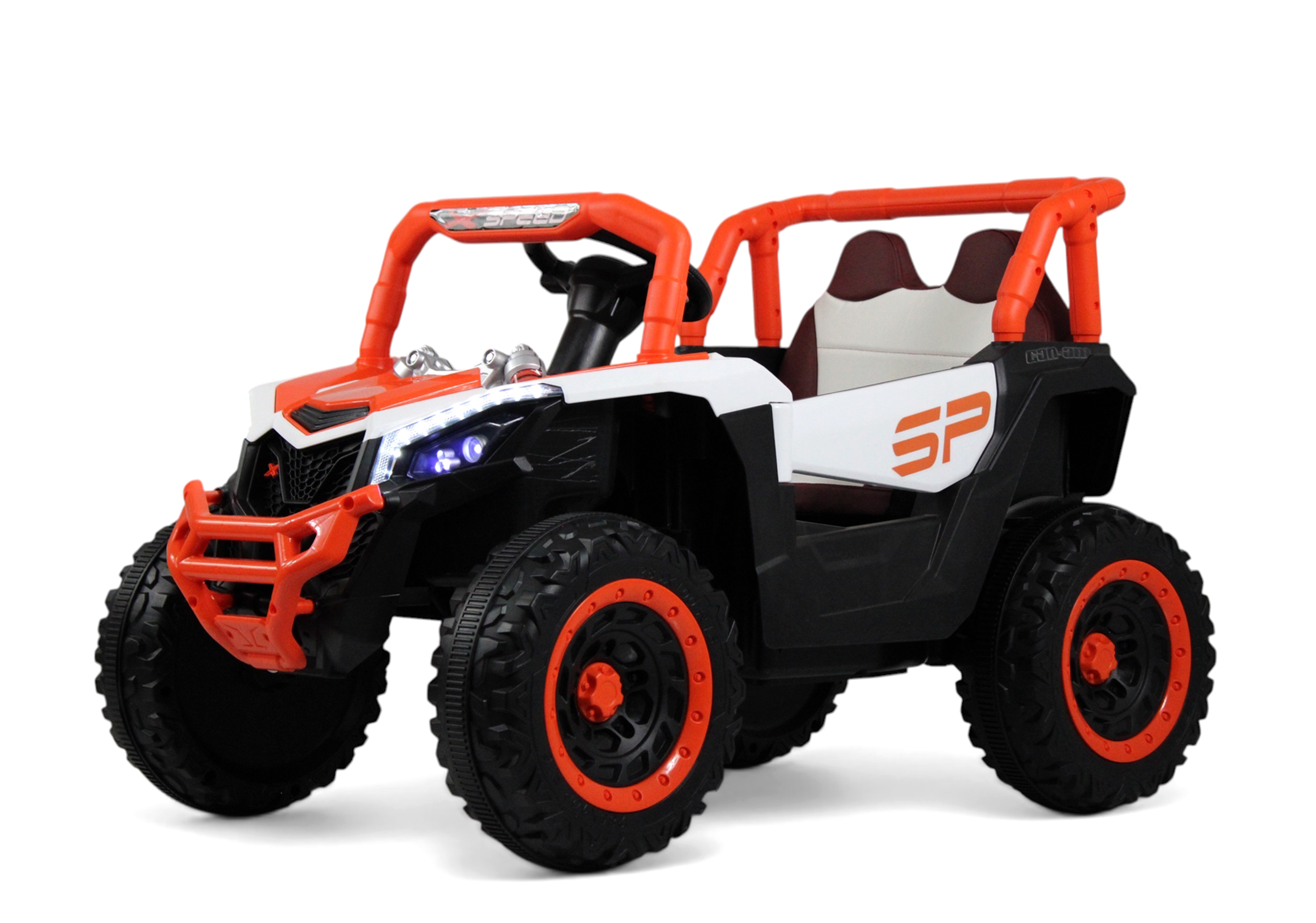 Электромобиль RIVERTOYS М303БХ-ORANGE С пультом ДУ - фото 2