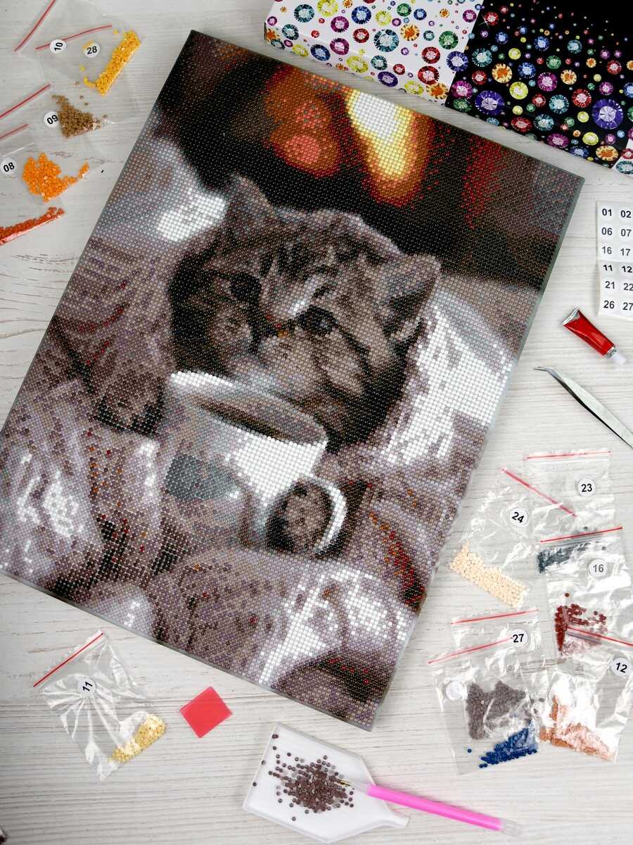 Алмазная мозаика Феникс + - фото 8