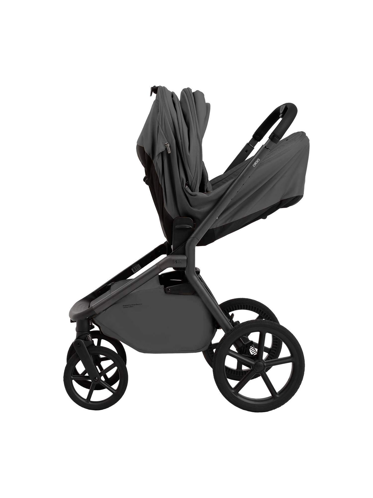 Коляска 2в1 Sweet Baby Orso Dark Grey серый - фото 21