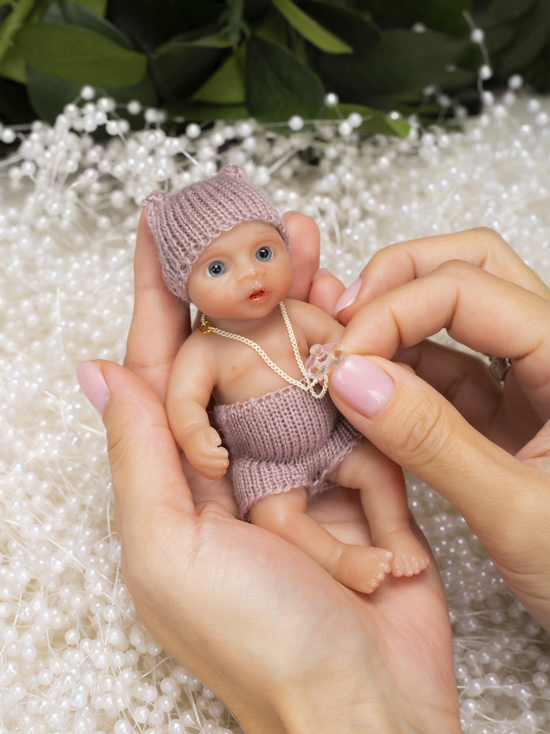 Кукла мини Magic Manufactory Magic baby Пупс сиреневый высота 12 см 4631162180895 - фото 20