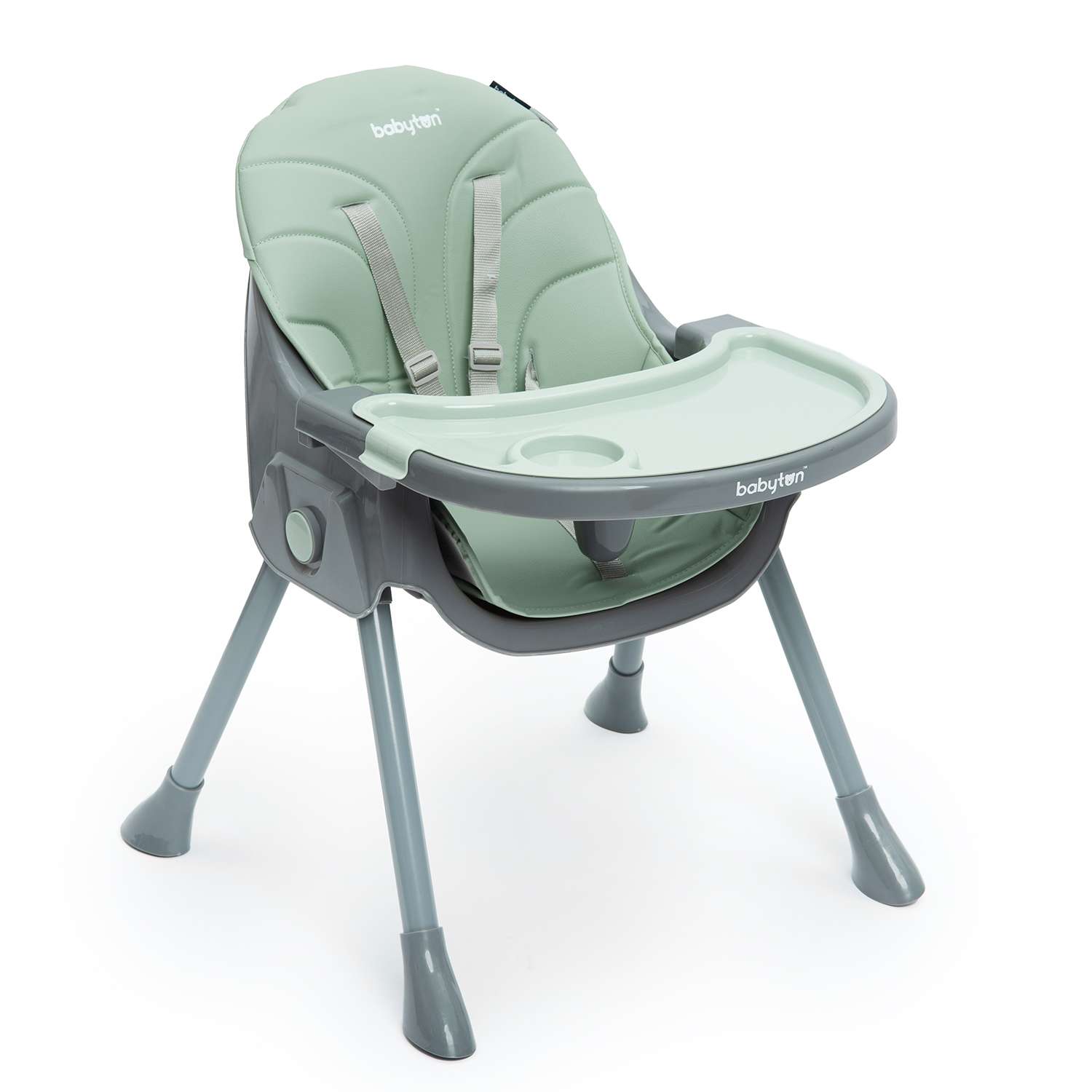 Стульчик для кормления Babyton Bueno Green-Grey зеленый - фото 10