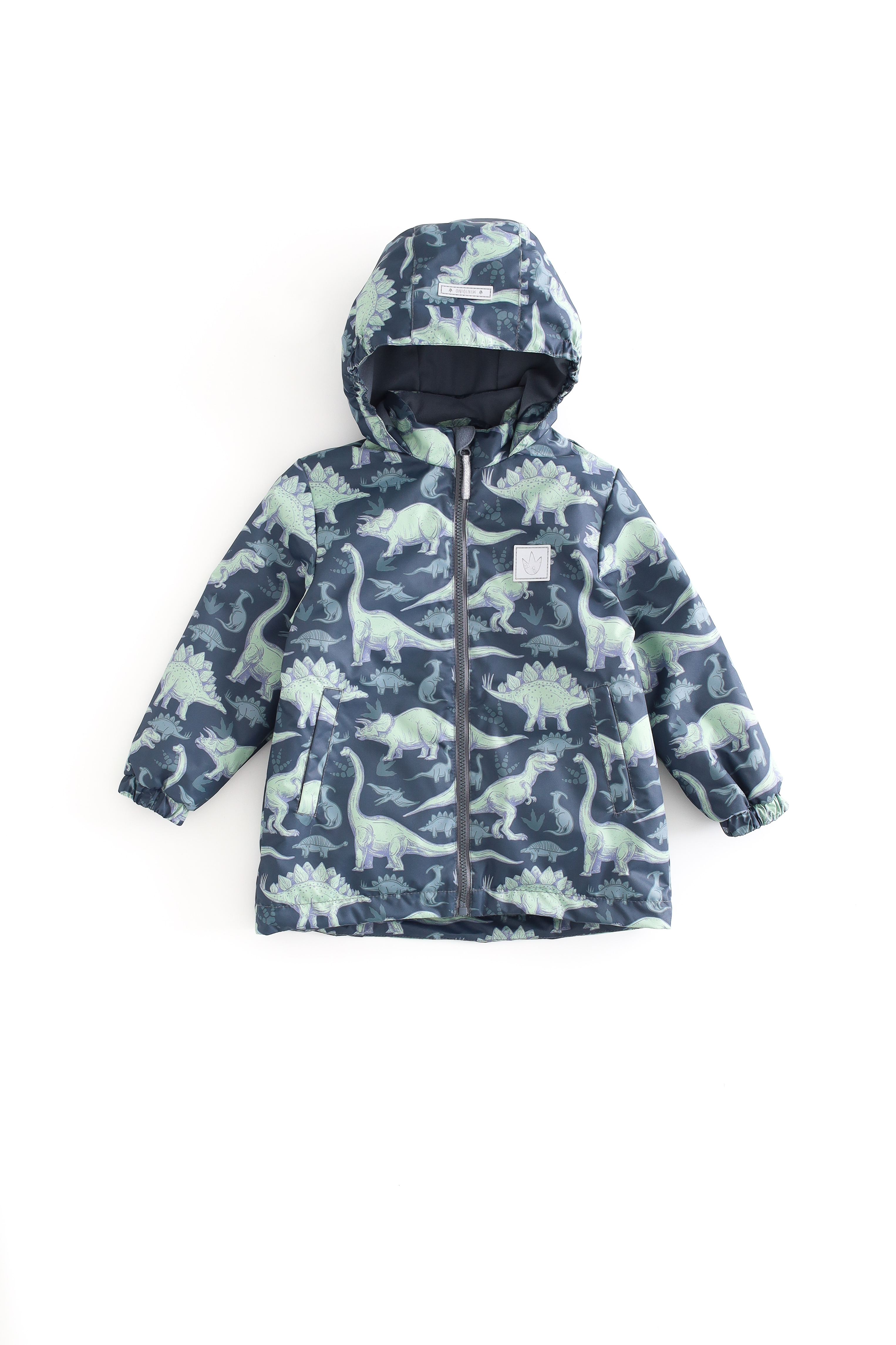 Куртка MINIDINO В-К-039/ДКуртка детская демисезонная Minimal принт динозавры маренго - фото 3
