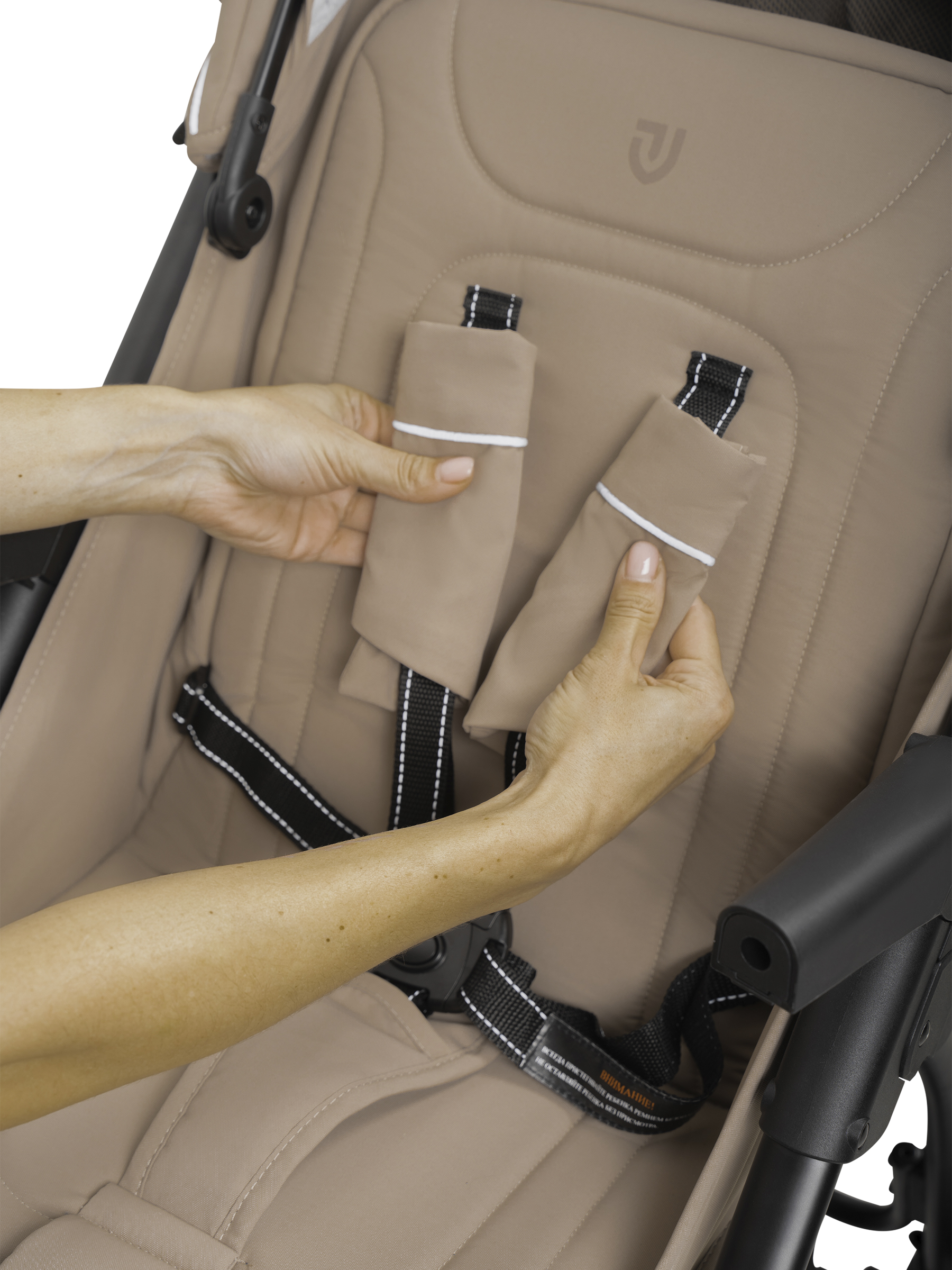 Коляска прогулочная JOVOLA SELENA 2026 всесезонная бежевый - фото 14