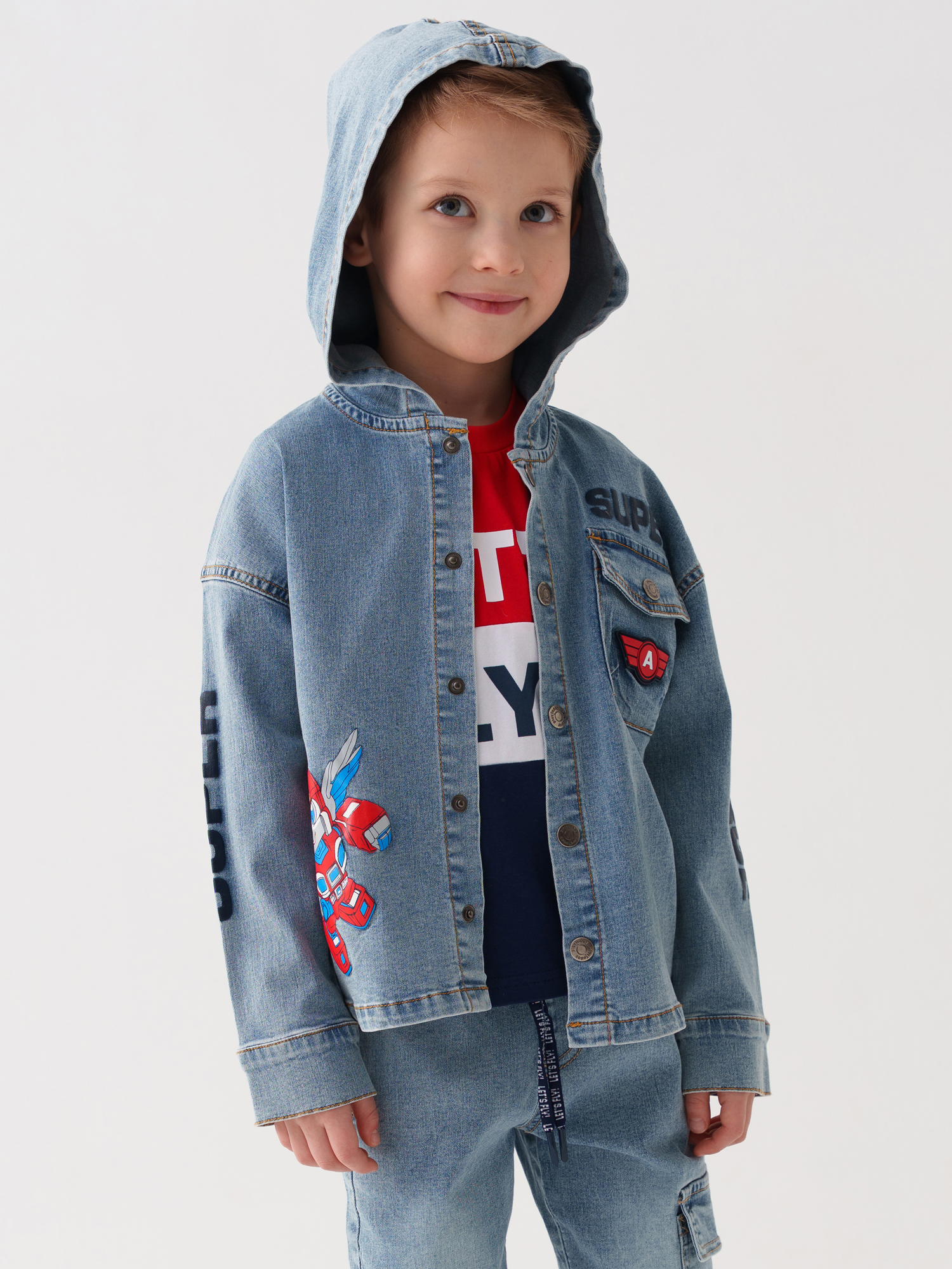 Куртка джинсовая PlayToday 12612003 - фото 6