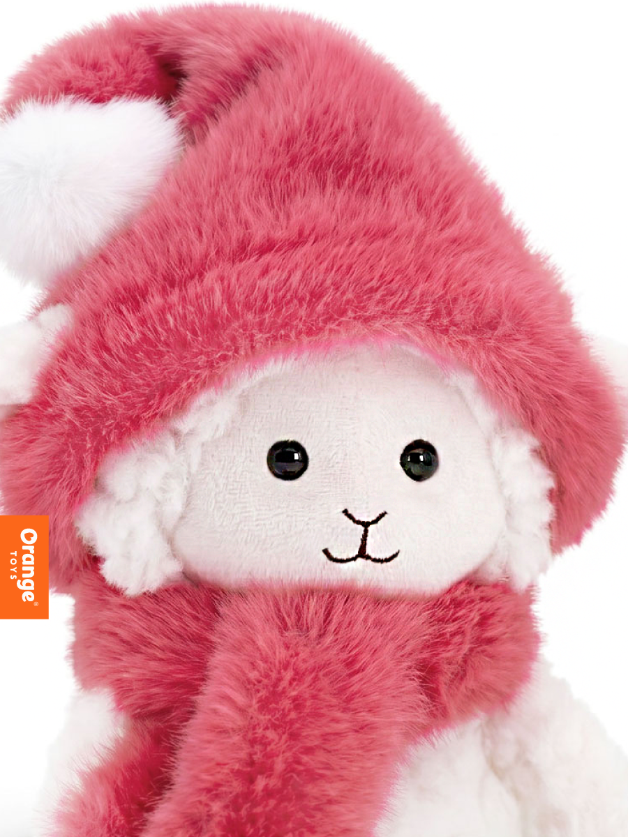 Мягкая игрушка Orange Toys Овечка в малиновой шапочке - фото 3