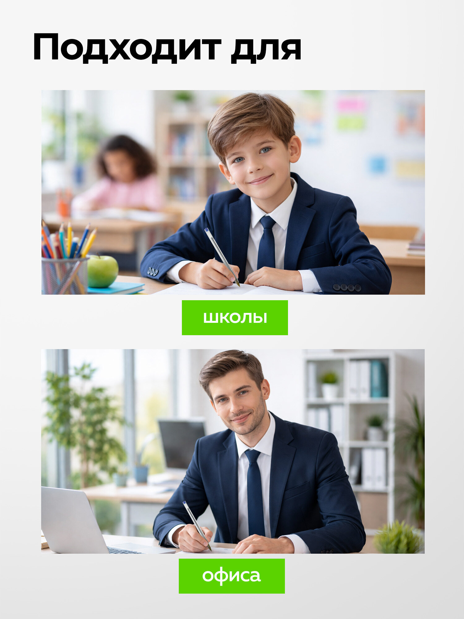 Ручка шариковая Staff 8 шт. - фото 6