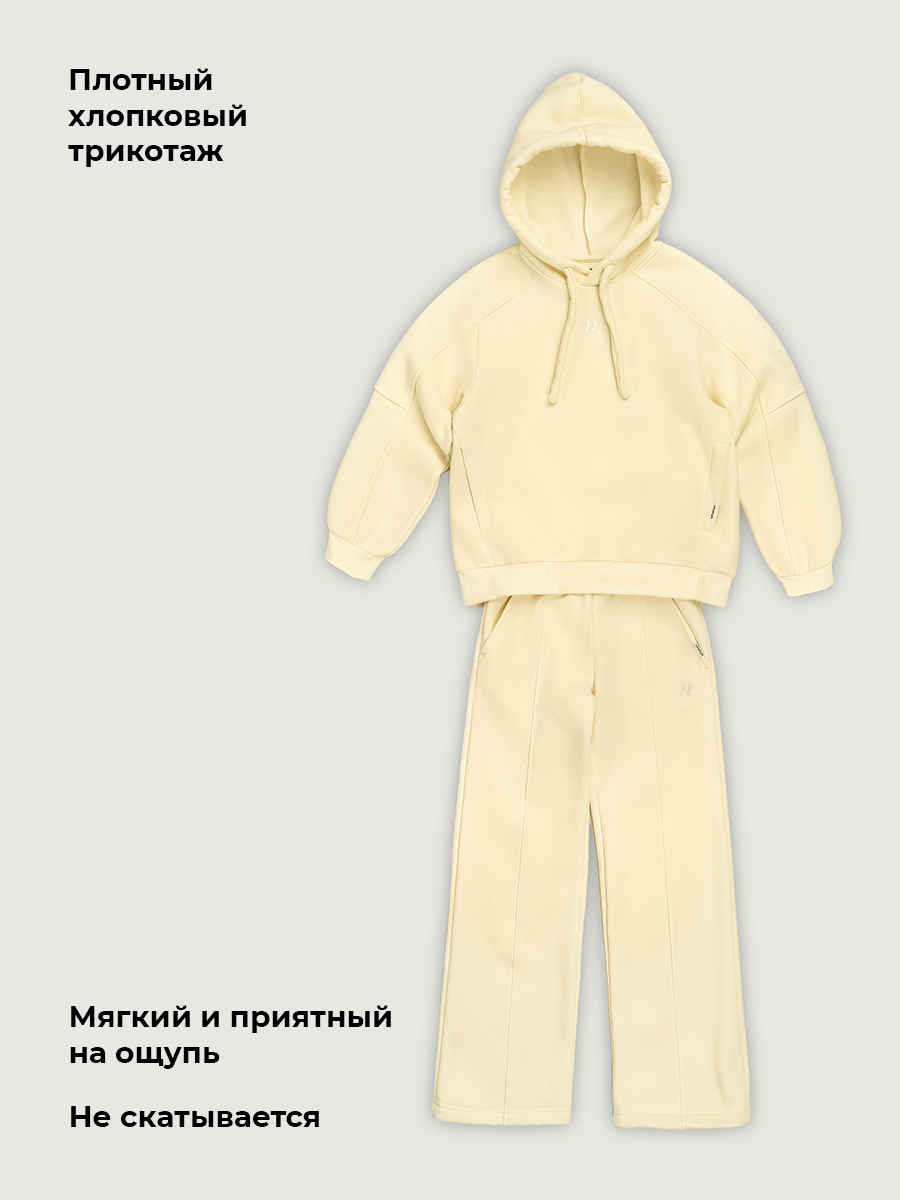 Костюм спортивный NIKASTYLE 7т12426 сливочное масло - фото 7