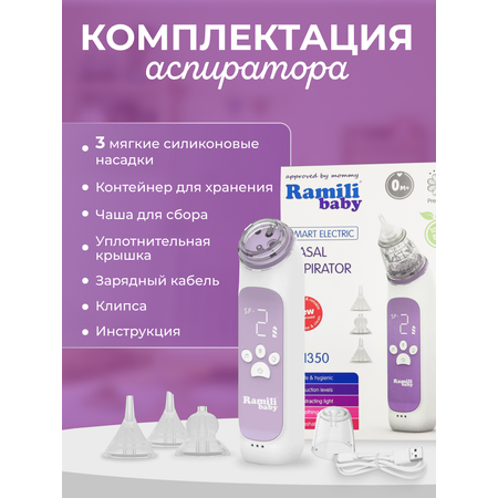 Электронный аспиратор Ramili Medical