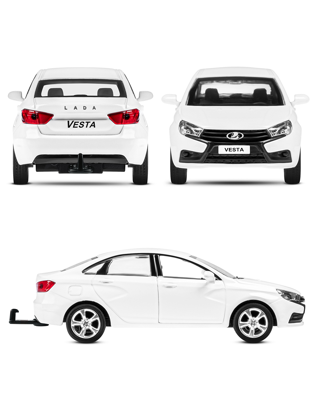 Автомобиль АВТОпанорама LADA Vesta 1:43 JB1251622 - фото 8
