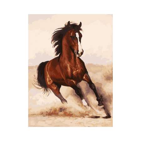 Картина по номерам Белоснежка Галоп
