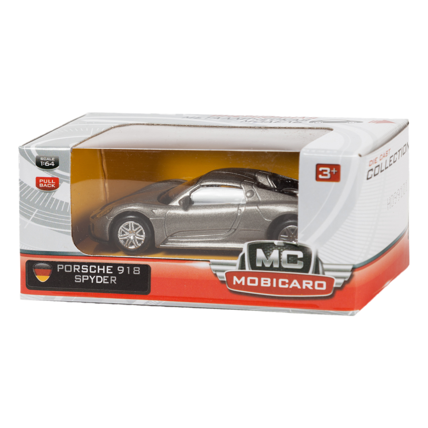 Автомобиль Mobicaro Porsche Spyder 1:64 в ассортименте 354027 - фото 3