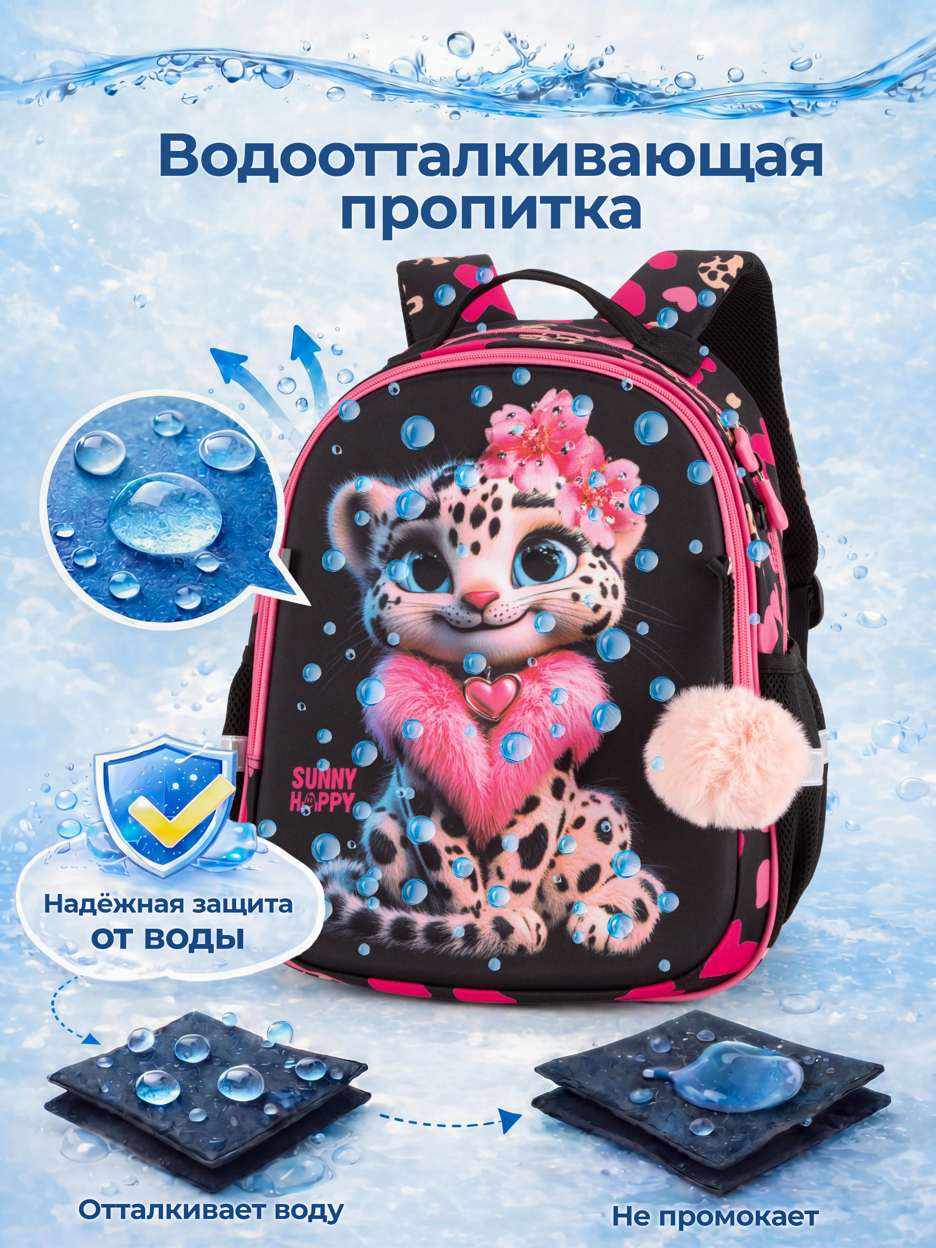 Рюкзак Sunny Happy набор 7 в 1 - фото 14