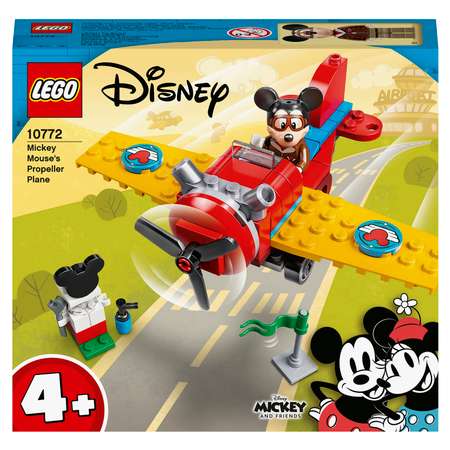 Конструктор LEGO Mickey and Friends Винтовой самолёт Микки блочный