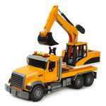 Машинка Mobicaro 1:14 Грузовик с эскаватором Красный 666-82P