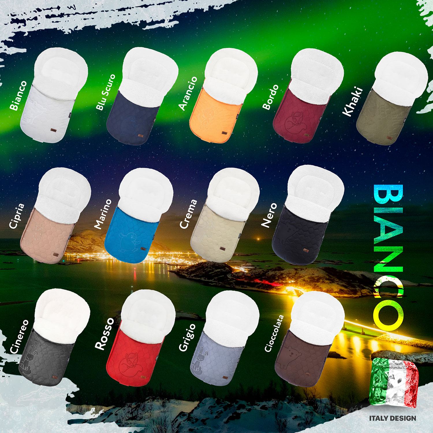 Конверт в коляску Nuovita Polare Bianco - фото 9