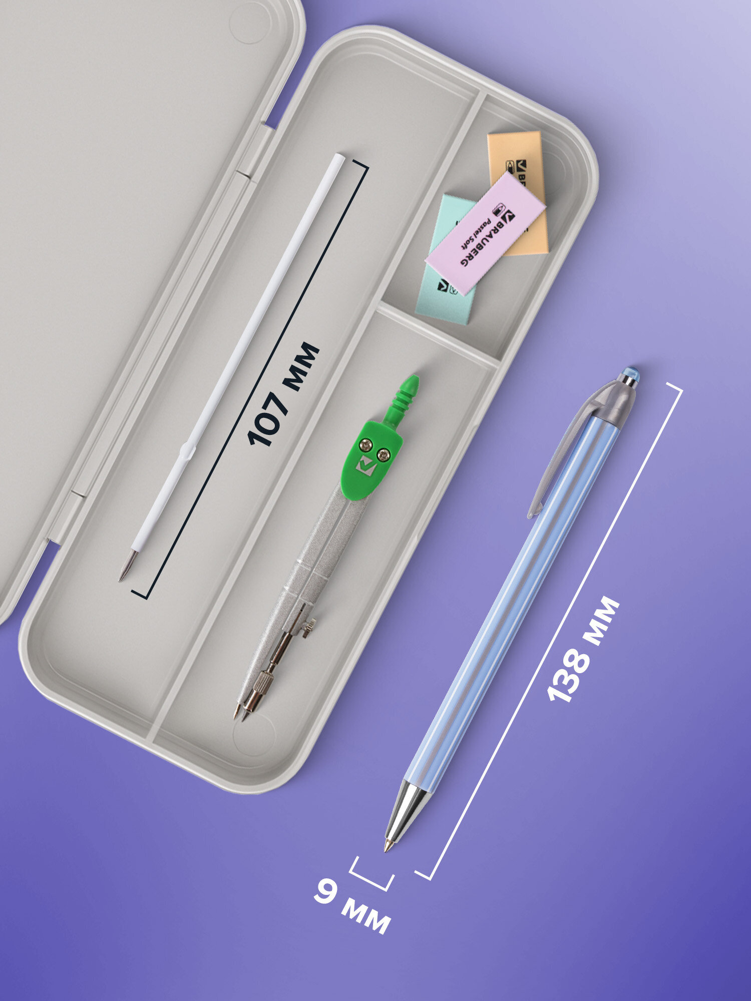 Ручка шариковая Brauberg 40 шт. - фото 3