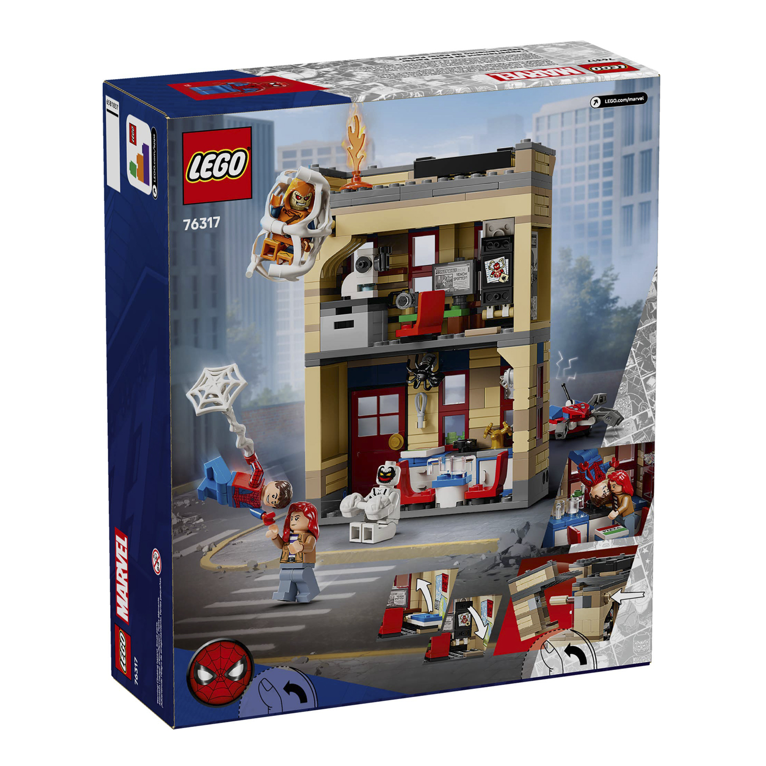 Конструктор LEGO Marvel Super Heroes Квартира Питера Паркера 394 дет. - фото 3
