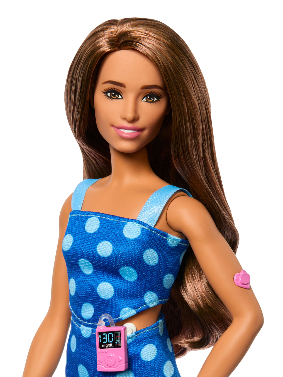 Кукла модельная Barbie Fashionistas С диабетом высота 29 см HYT97/FBR37 - фото 5