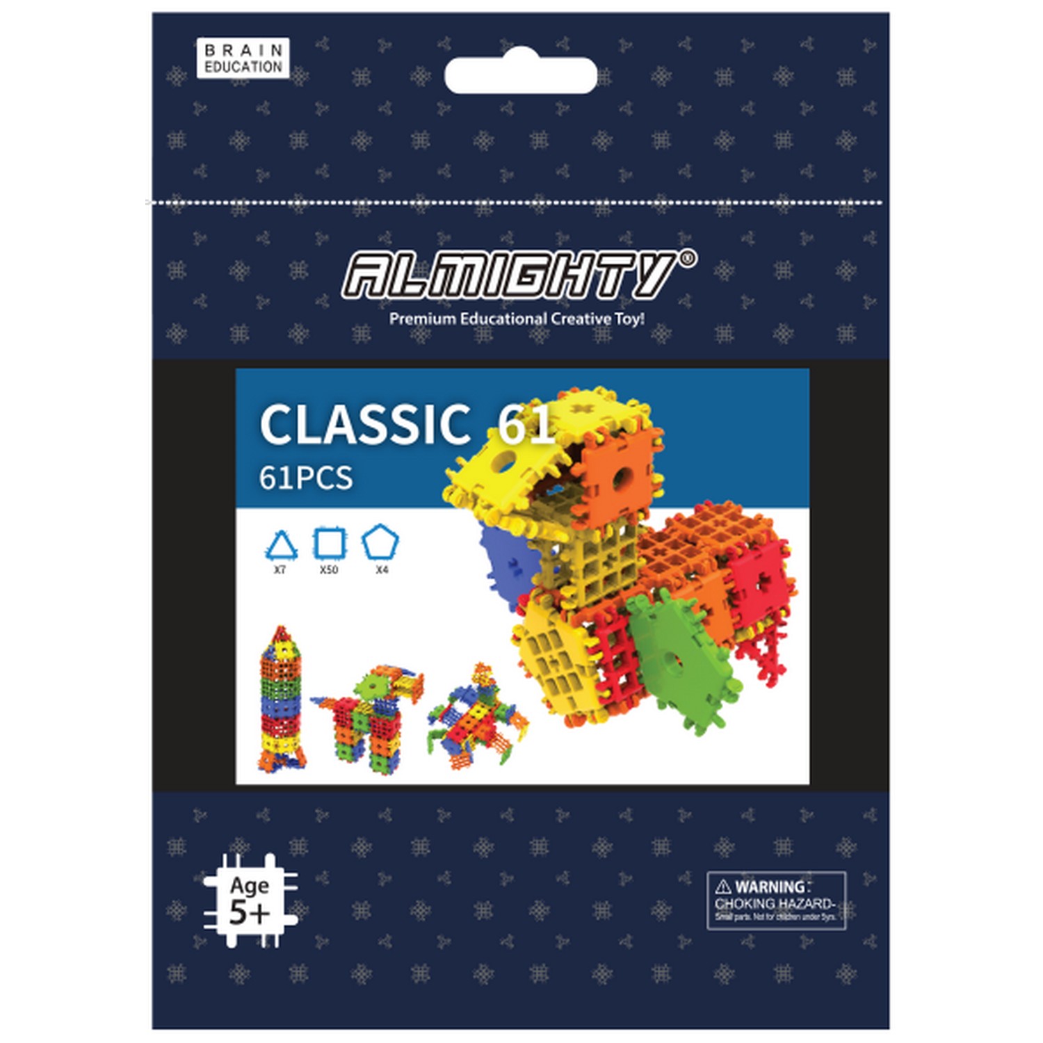 Конструктор MagKinder Creator 61 дет. - фото 1